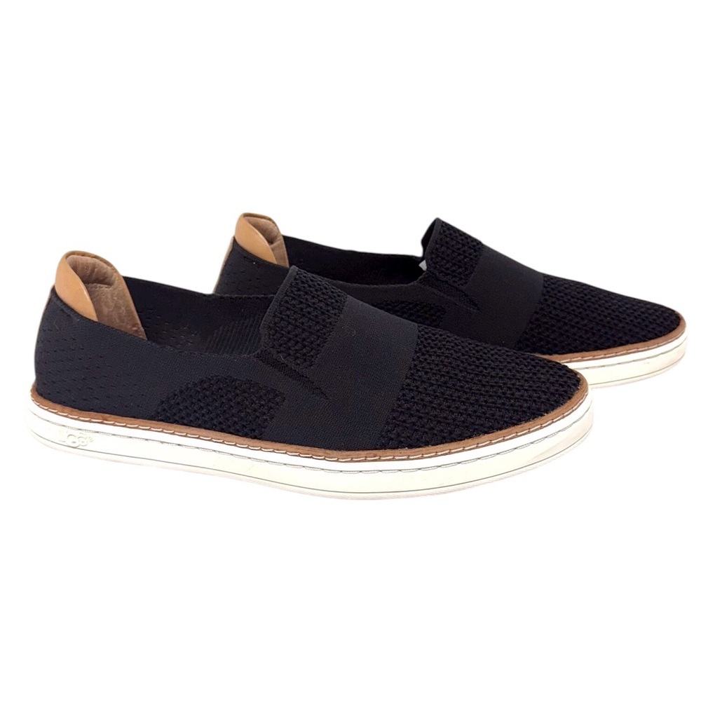 UGG Alameda Sammy Women’s Sneakers/Loafers Black Knit Slip-Ons US-9/EU-40 EUC - Picture 5 of 13